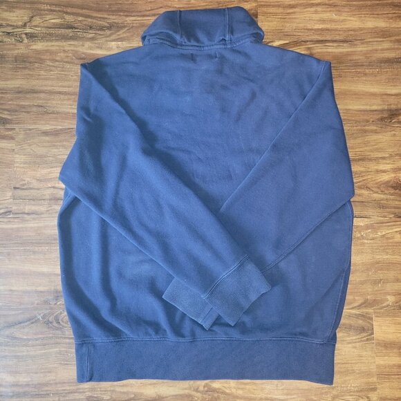 Polo Ralph Lauren Sweater Mens XL Navy Blue LS Shawl Collar Pullover FLAW - Picture 11 of 16